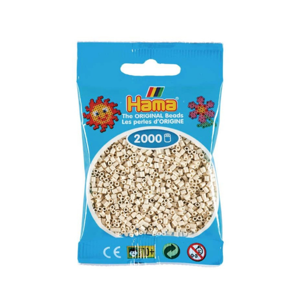 Hama helmet mini 2000kpl luonnonvalkoinen 77