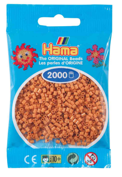 Hama helmet mini 2000kpl vaaleanruskea 21