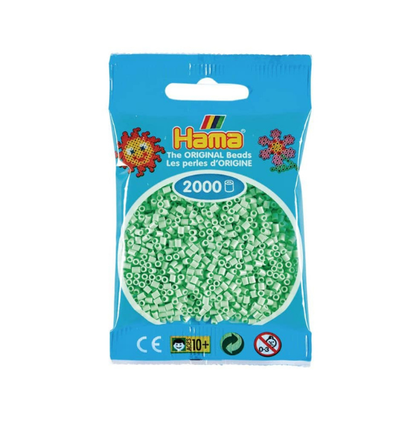 Hama helmet mini 2000kpl pastelli minttu 98