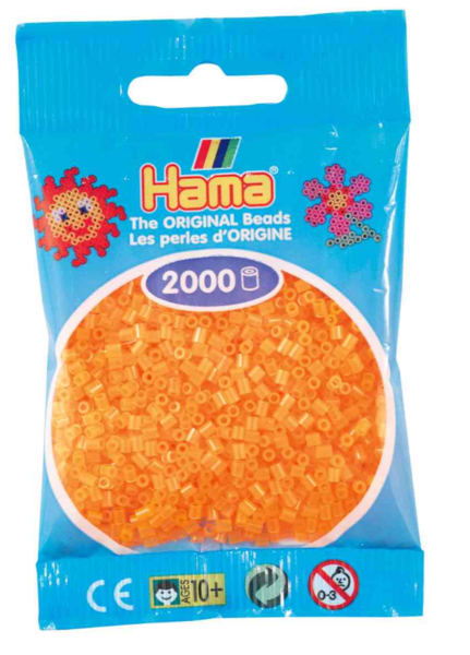 Hama helmet mini 2000kpl neon oranssi 38