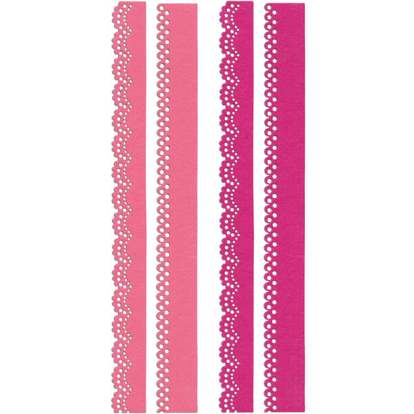 Huopapitsi pinkki 4kpl