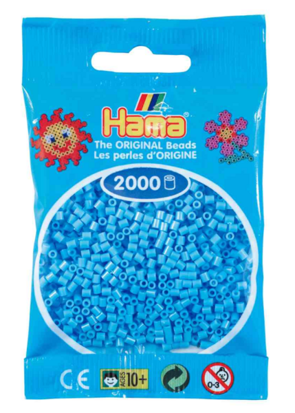 Hama helmet mini 2000kpl pastelli sininen 46