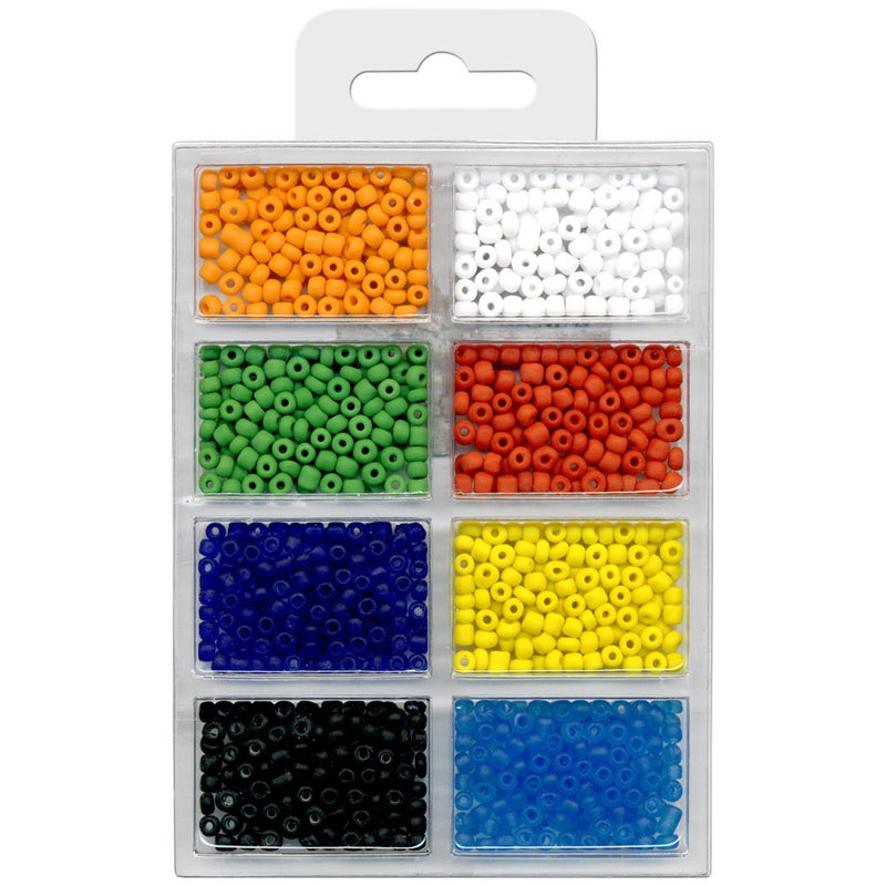 Lasihelmi py&ouml;re&auml; lajitelma 2 4mm 60g