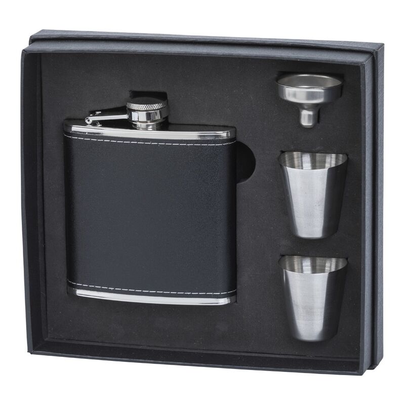 Taskumattisetti nahkainen, 180 ml